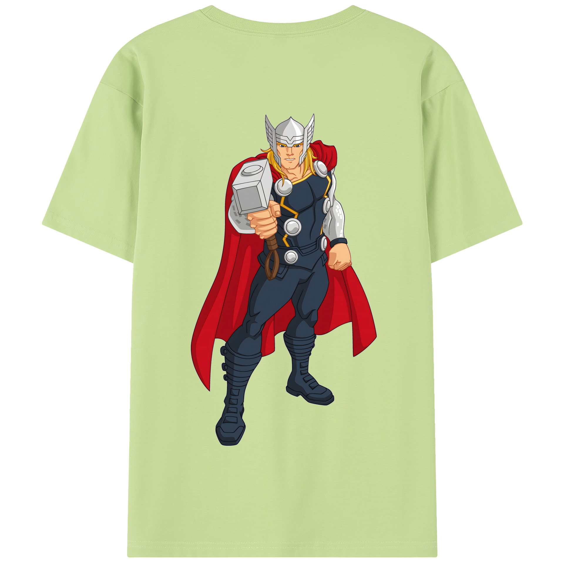 （画像用） アベンジャーズ The Avengers 綿100％半袖Tシャツ（背面プリント）